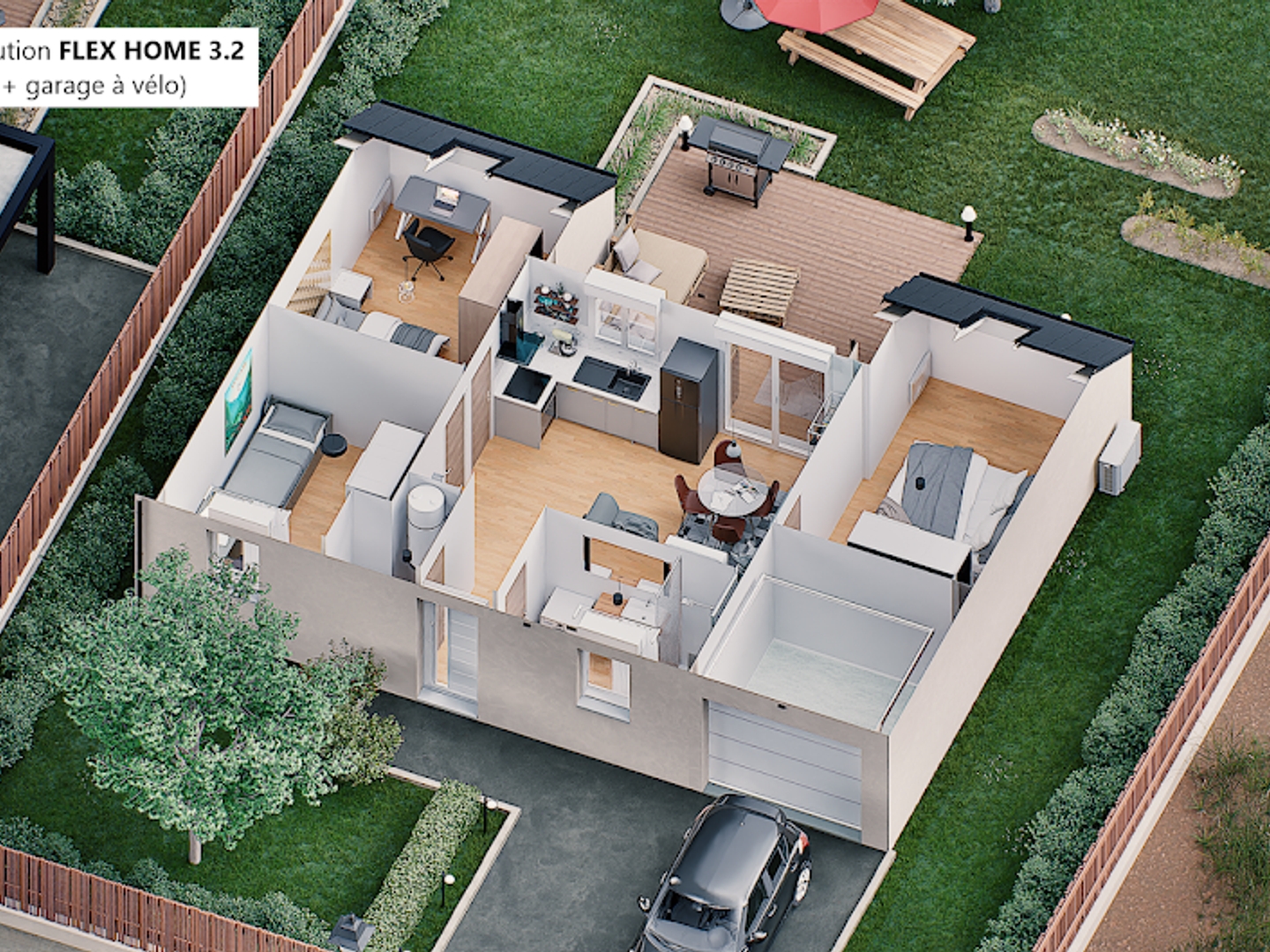 Maison à vendre - 3 pièces - 49m2 - Guernes (78520)