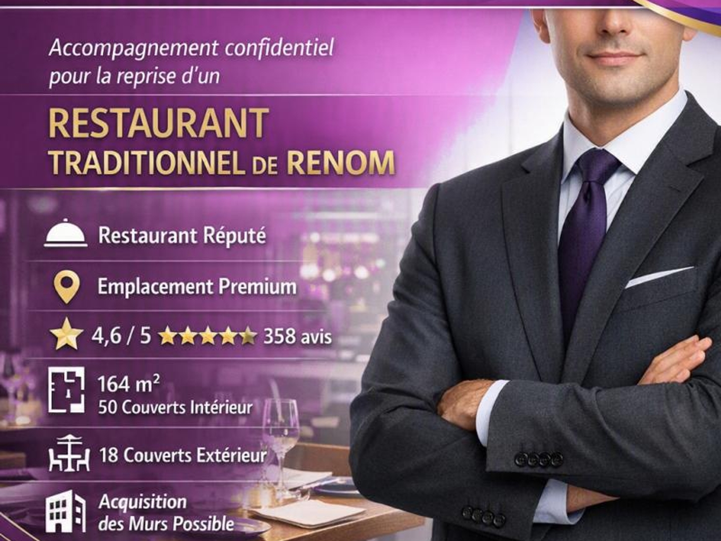 GRENOBLE - Restaurant , Emplacement N°1 , Excellente réputation , Acquisition des murs possible