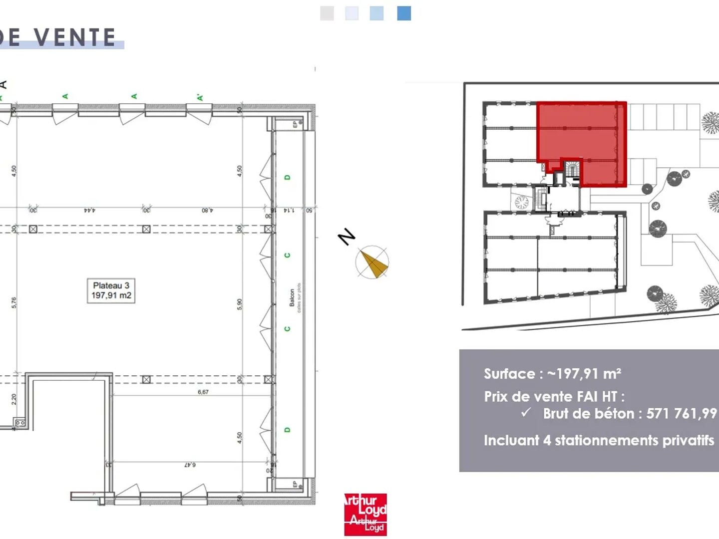 Bureaux à vendre - 174m2 - Saint-Contest (14280)