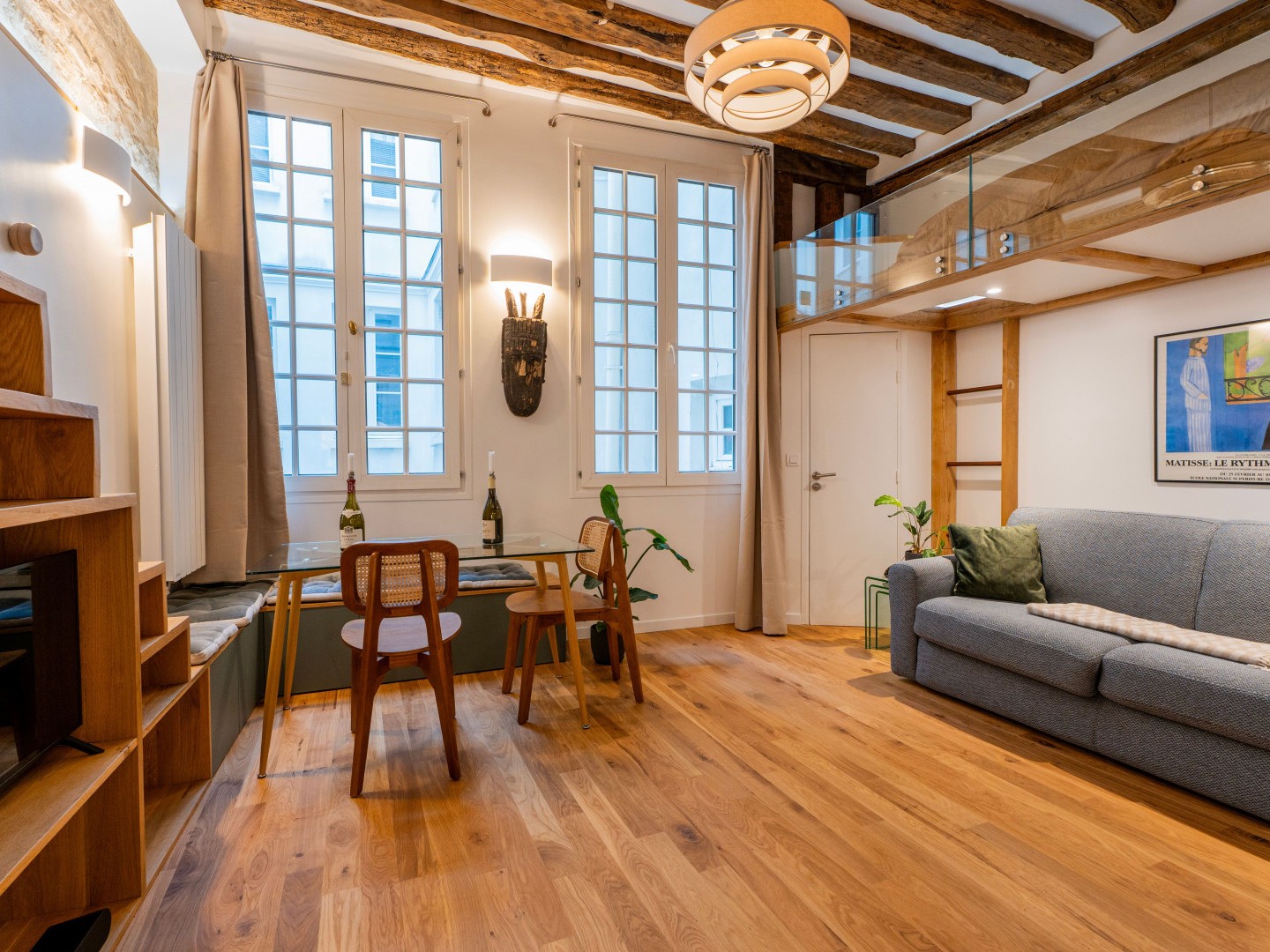 Studio d'architecte entre La Sorbonne et la Seine (loyer tout inclus)