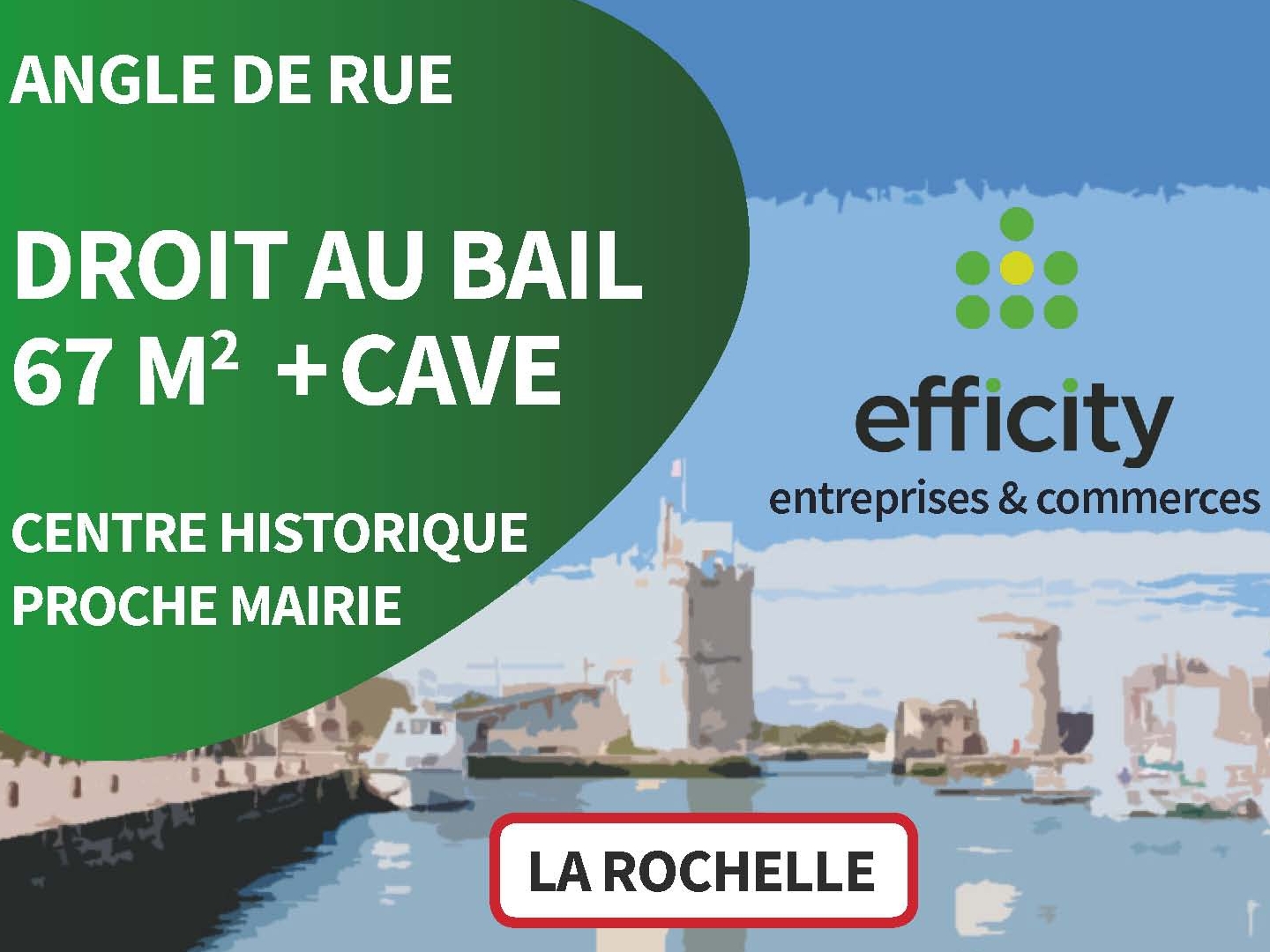 Fonds de commerce 67 m²