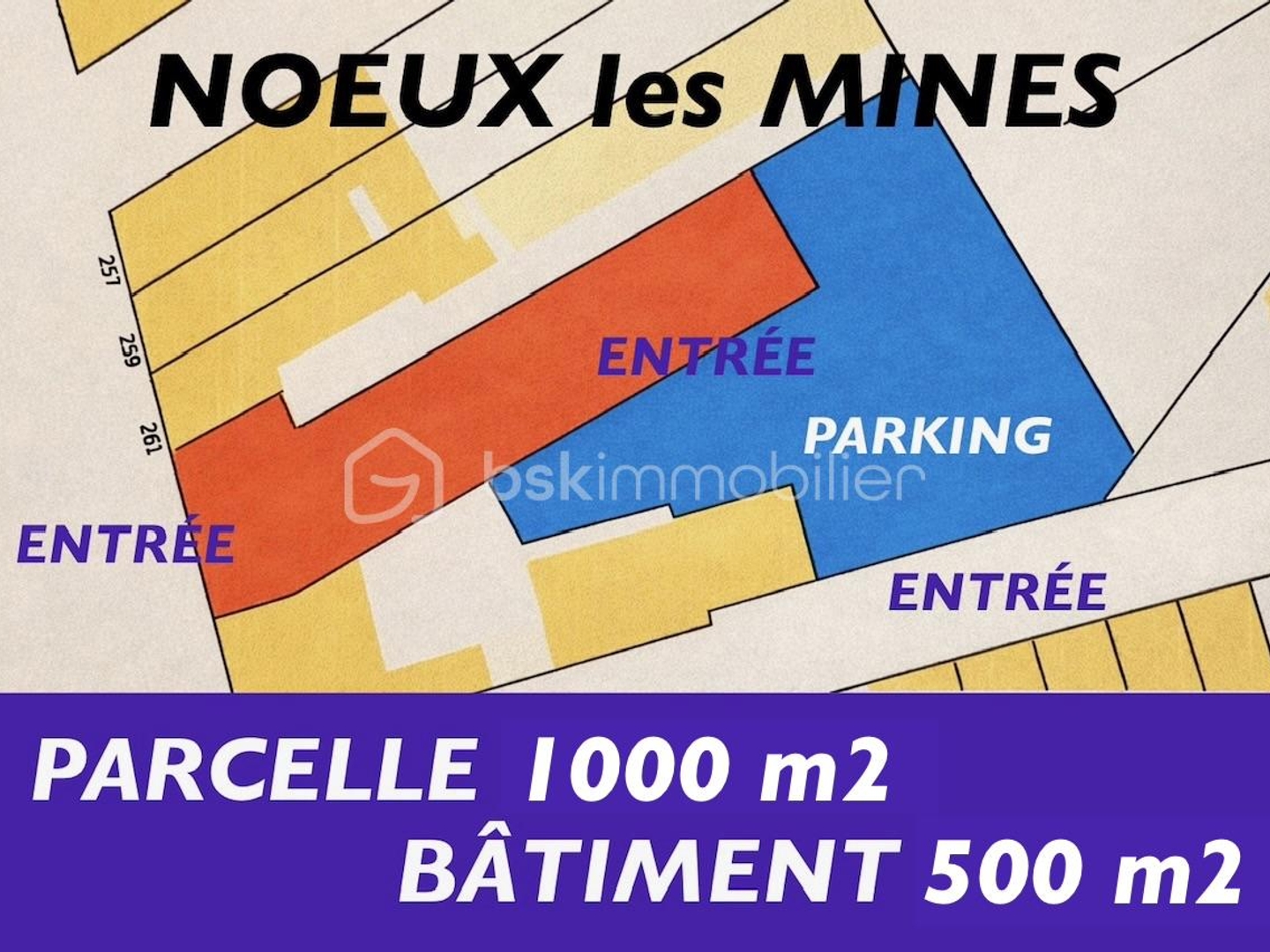 Magasin à vendre - 1 pièce - 485m2 - Noeux-Les-Mines (62290)