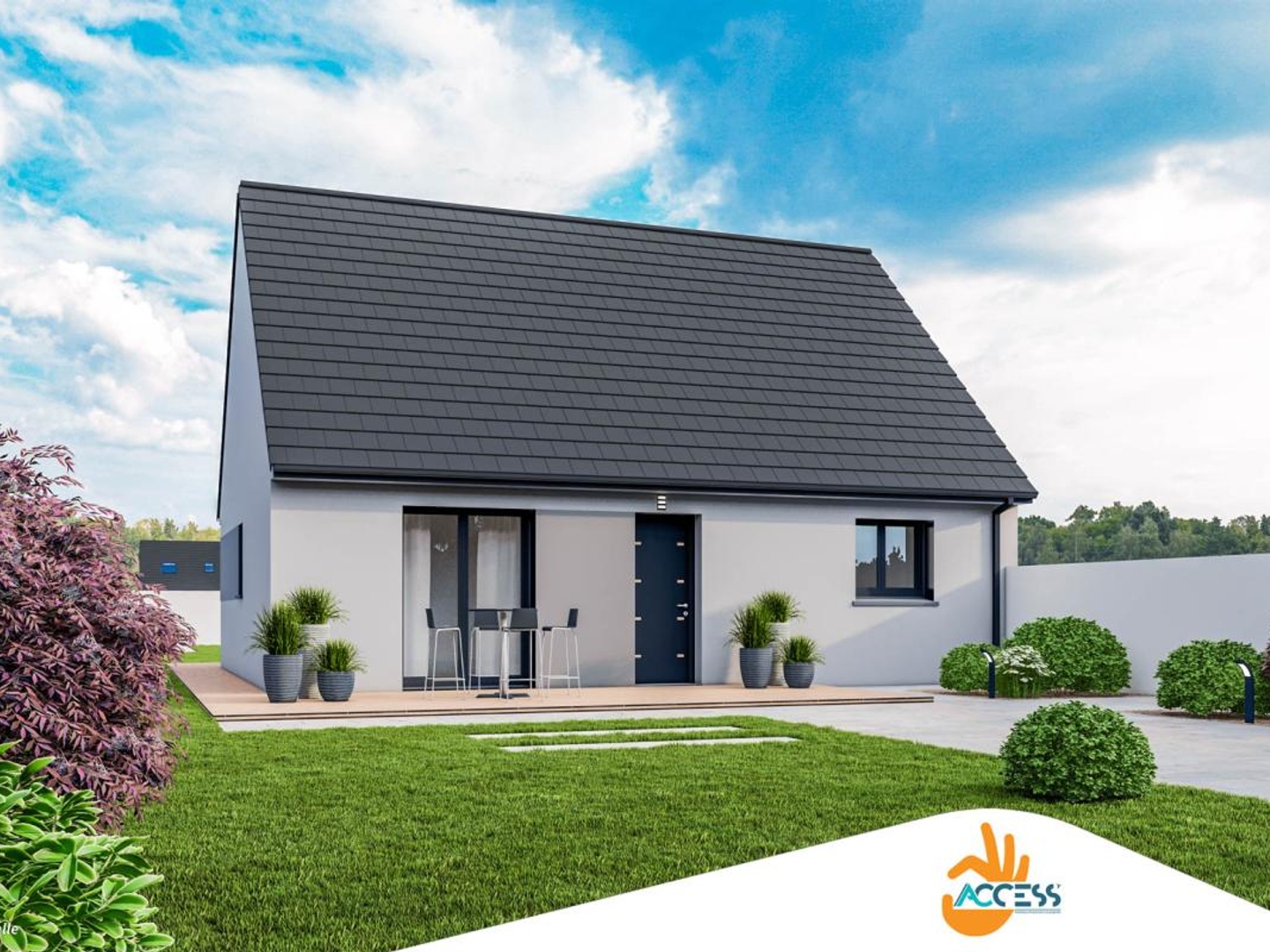 Terrain + maison 62 m²
