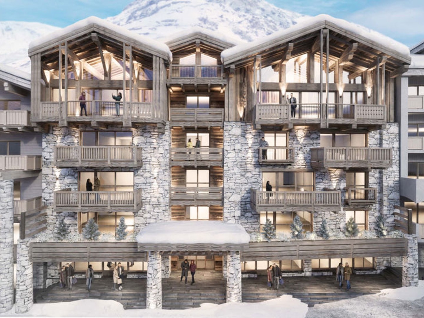 73150 VAL-D'ISERE Penthouse a vendre. SH 254m². 5 ch