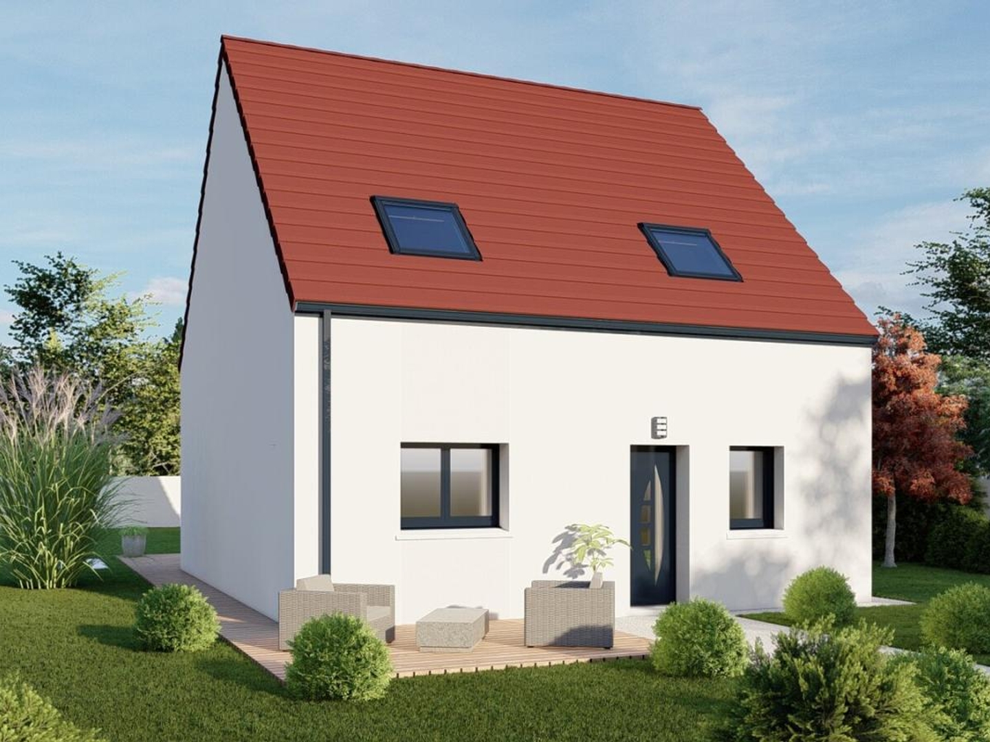 Terrain + maison 92 m²