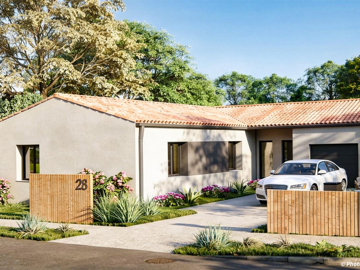 Terrain + maison 123 m²