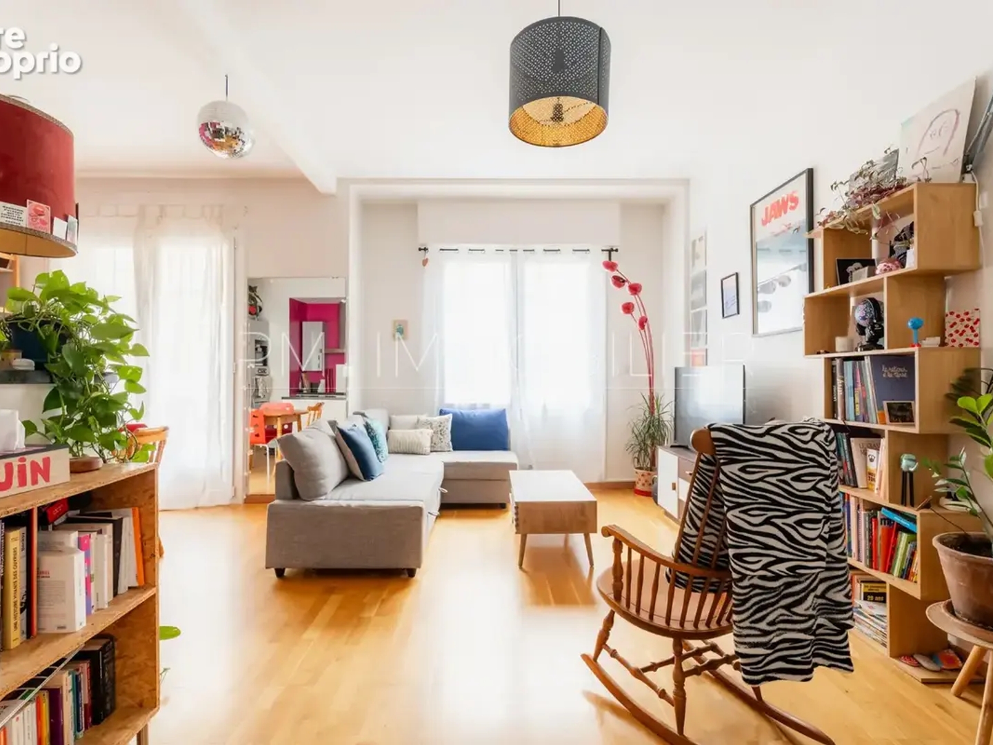 T3 de 80 m2 Cinq-Avenues Immeuble Art déco Balcon, véranda et cave Vendu loué