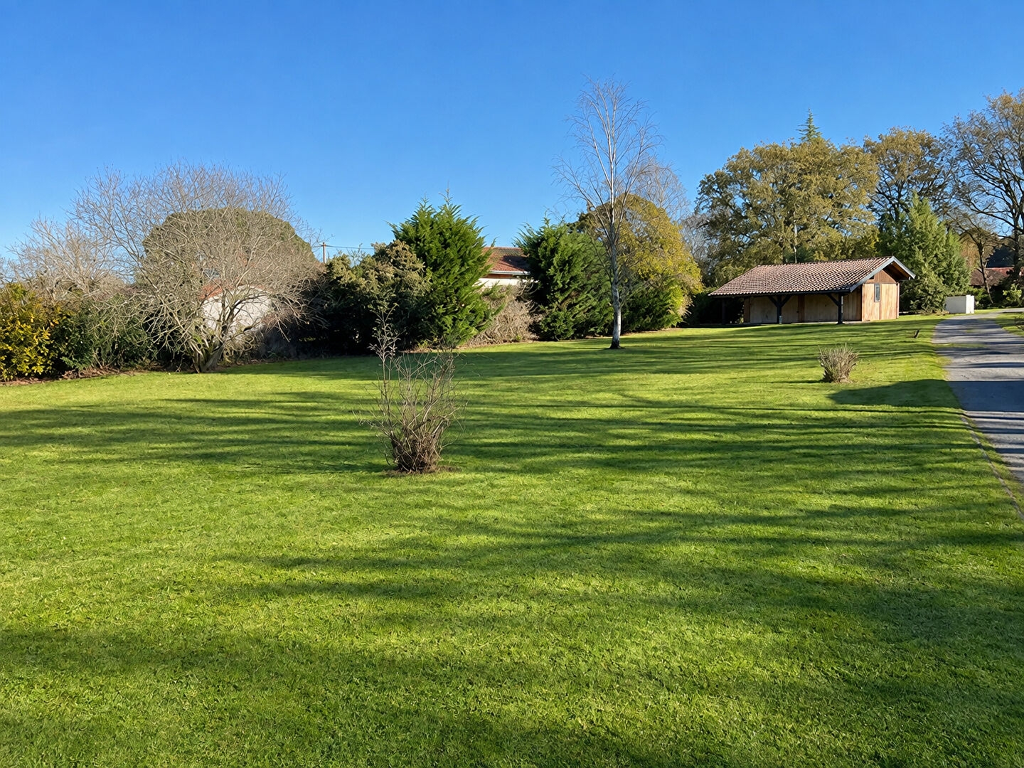 Terrain constructible avec garage