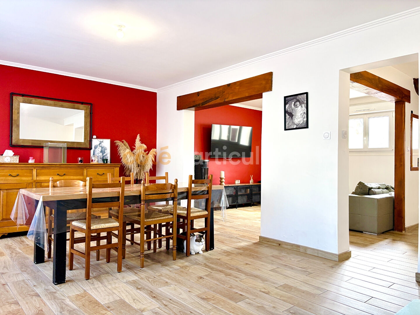 Maison centre-ville de La Haye 105m² avec cour et garage