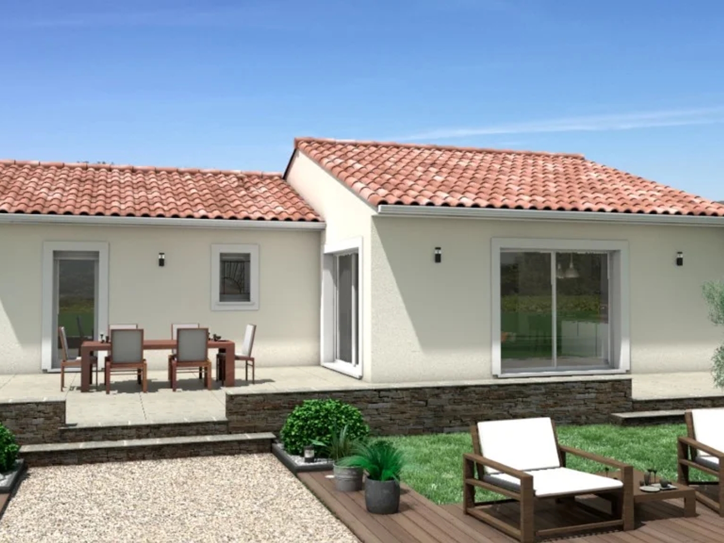 Maison à vendre - 4 pièces - 89m2 - Vacquiers (31340)