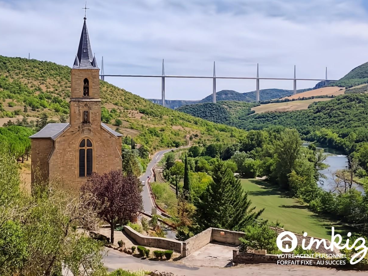 RARE  MAISON EN PIERRE VUE PANORAMIQUE VIADUC