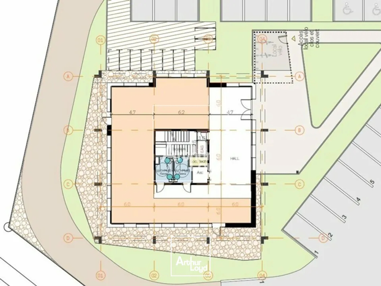 Bureaux à vendre - 1375m2 - Évry (89140)