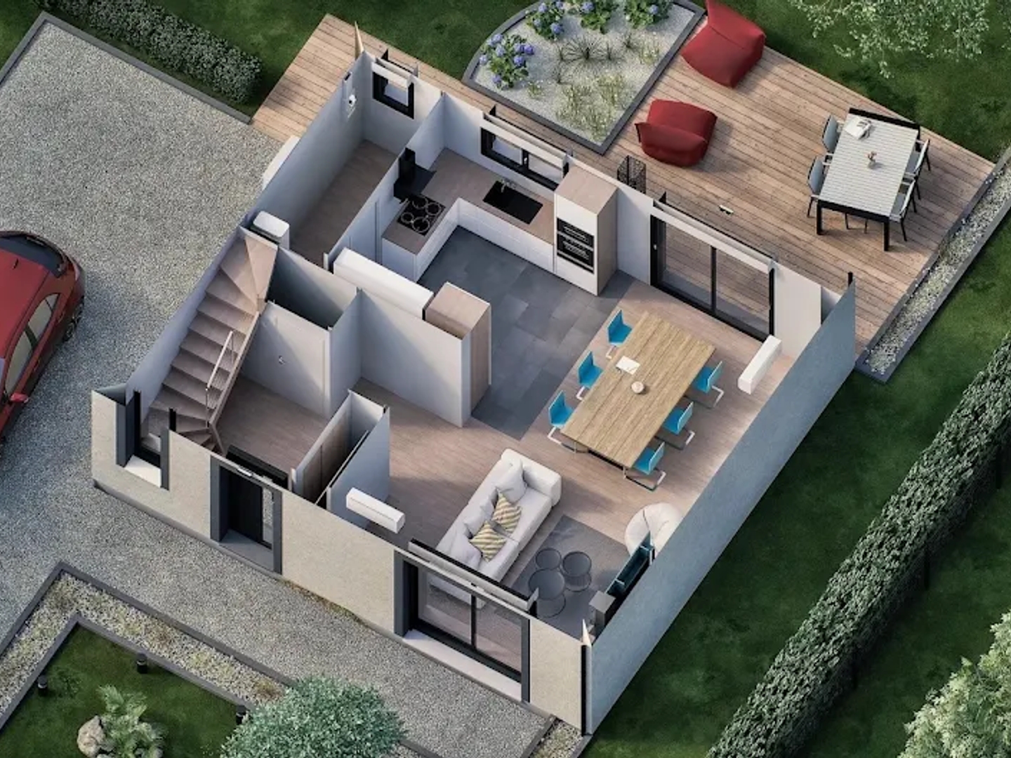 Maison à vendre - 4 pièces - 84m2 - Menneval (27300)