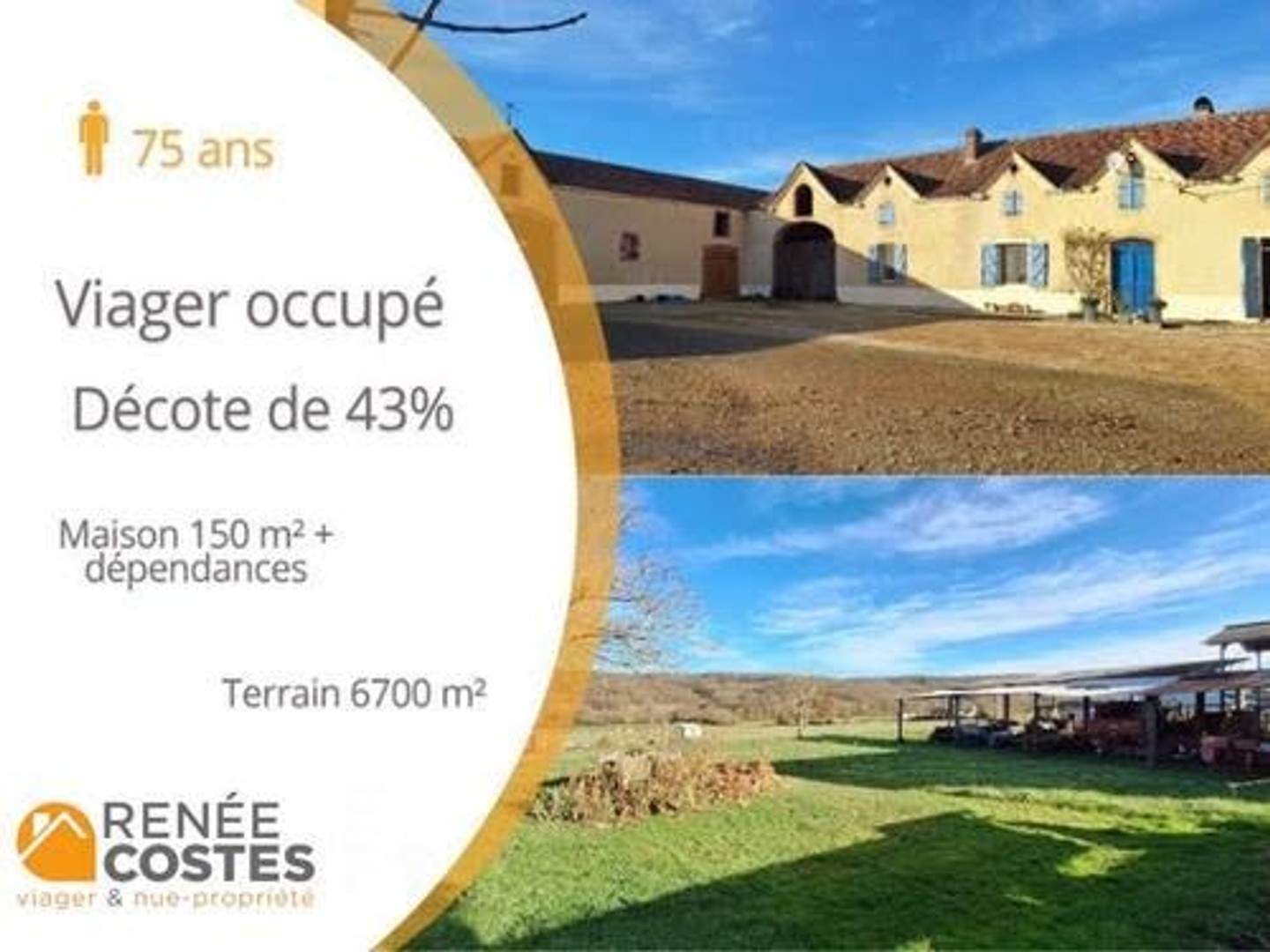 Viager 4 pièces 150 m²