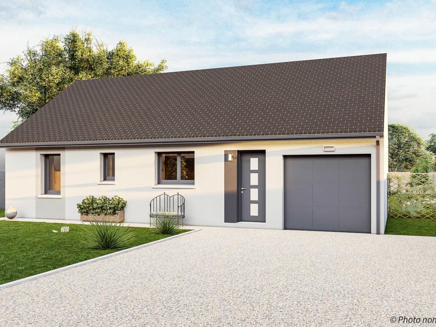 Terrain + maison 79 m²