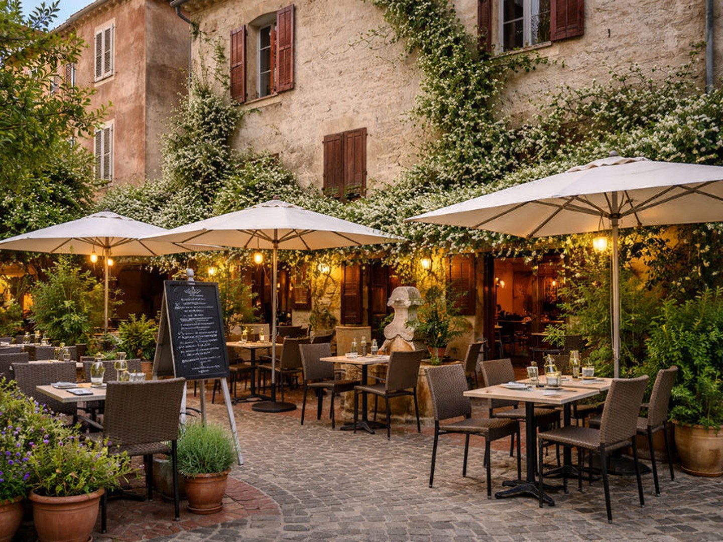 Fonds de commerce avec MURS Restaurant Provençale primé à vendre autour de Fayence