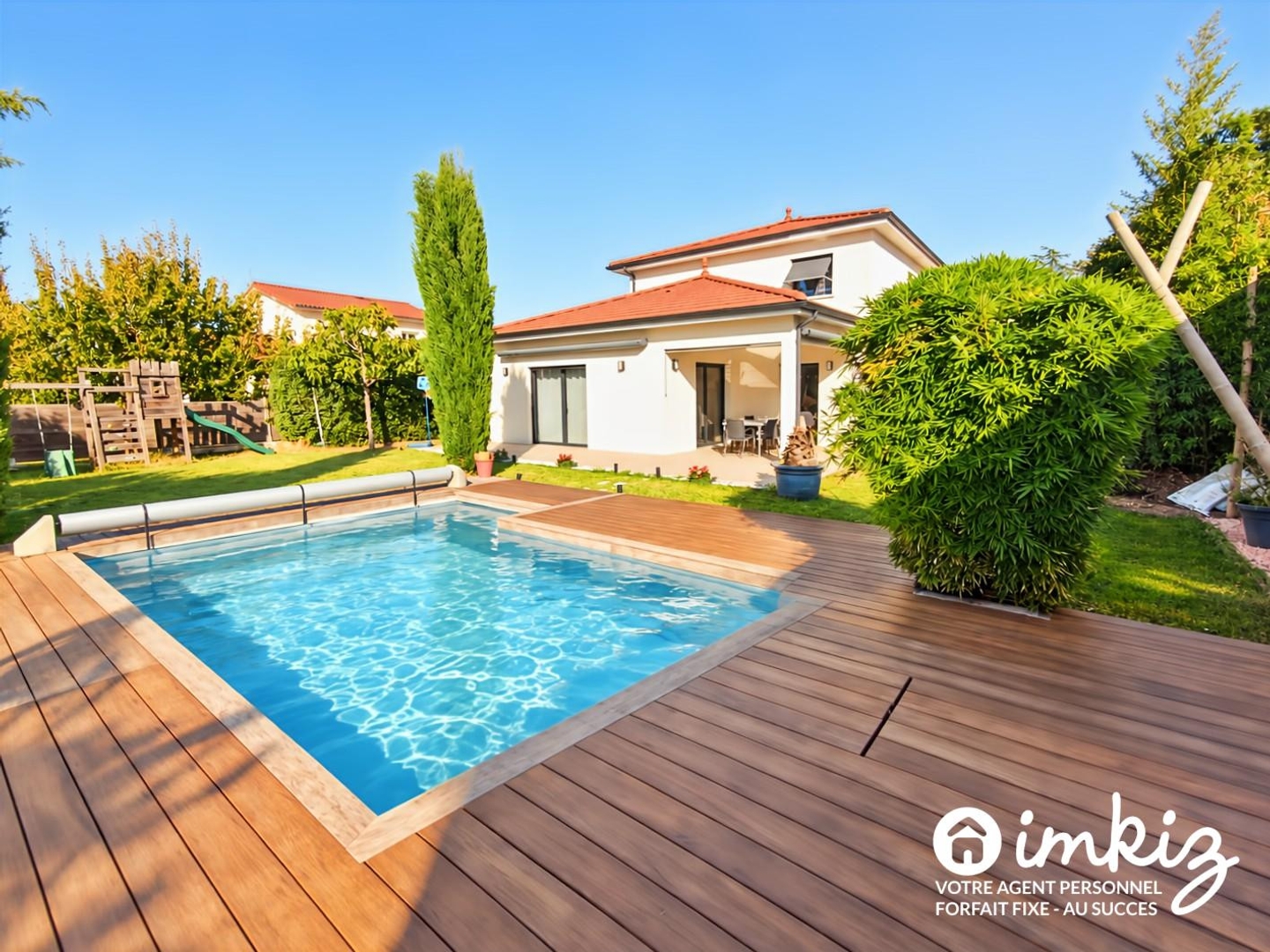 Maison 2016, DPE A, 145m², piscine, terrain 760m²