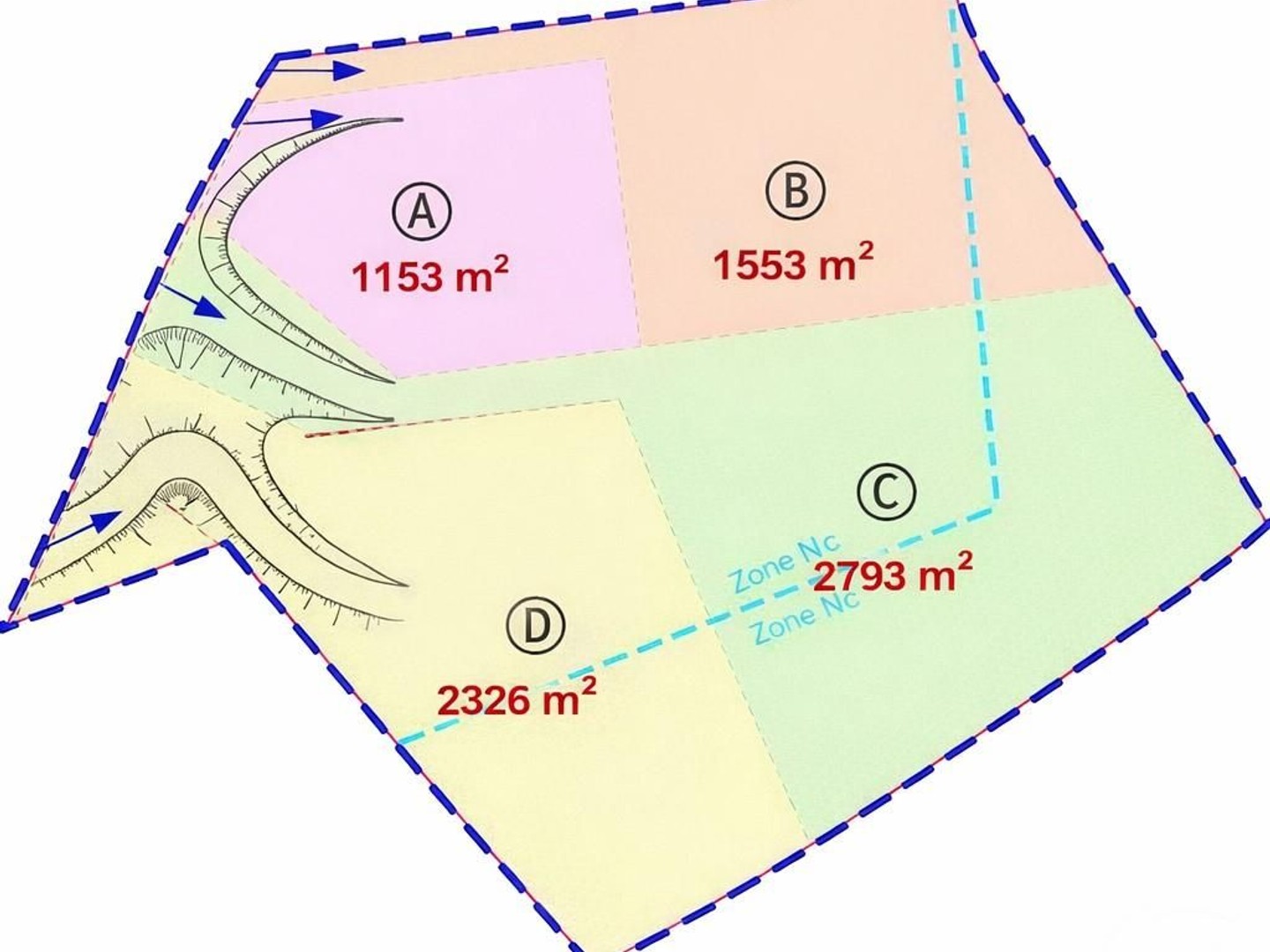 Terrain 2793 m²