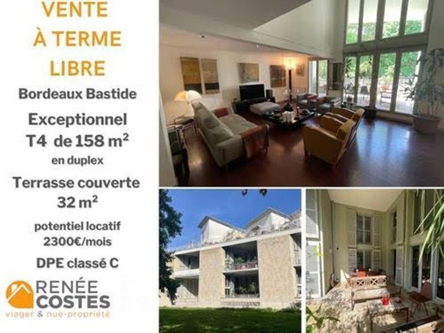 Viager 4 pièces 158 m²