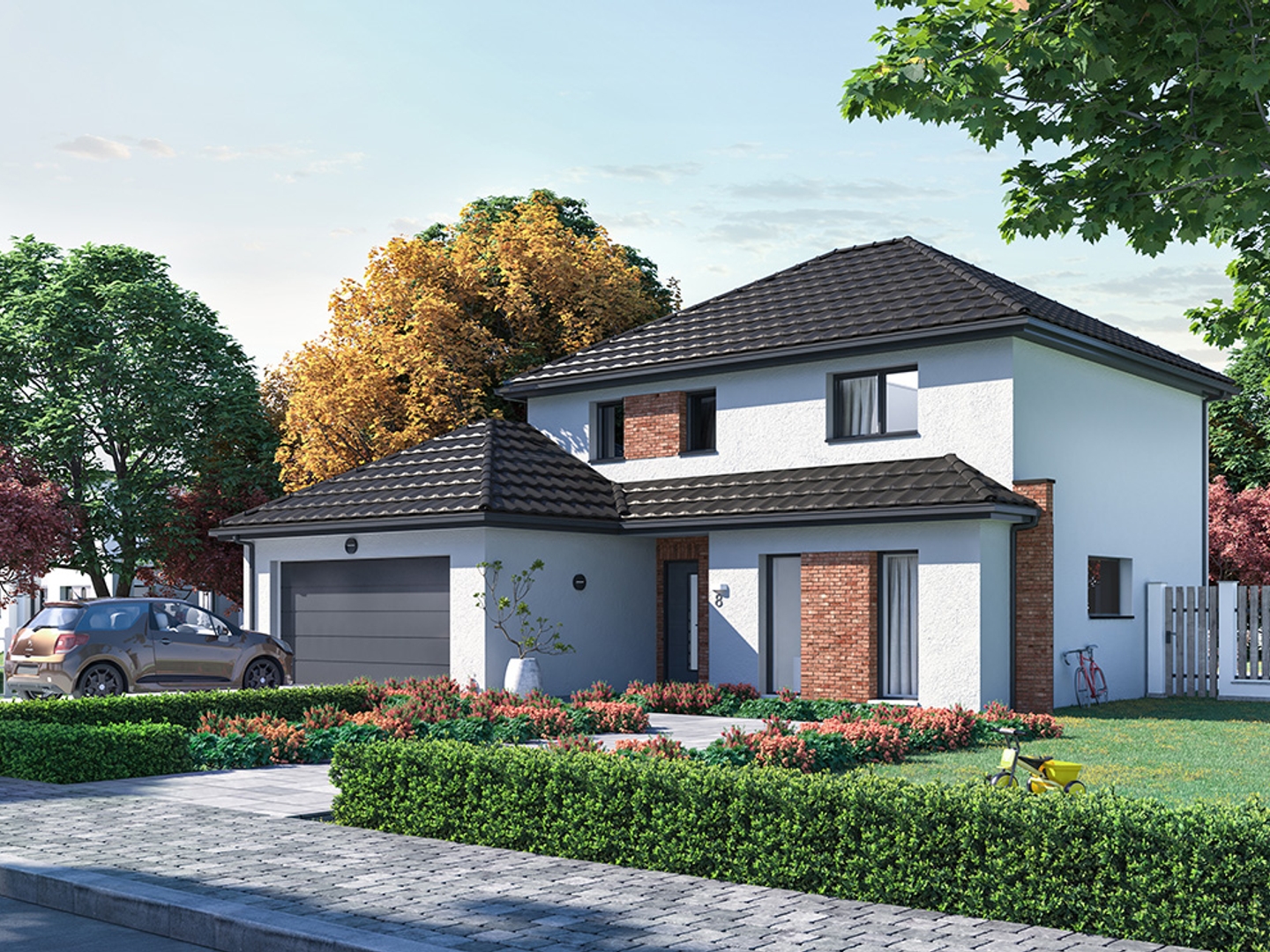 Terrain + maison 148 m²