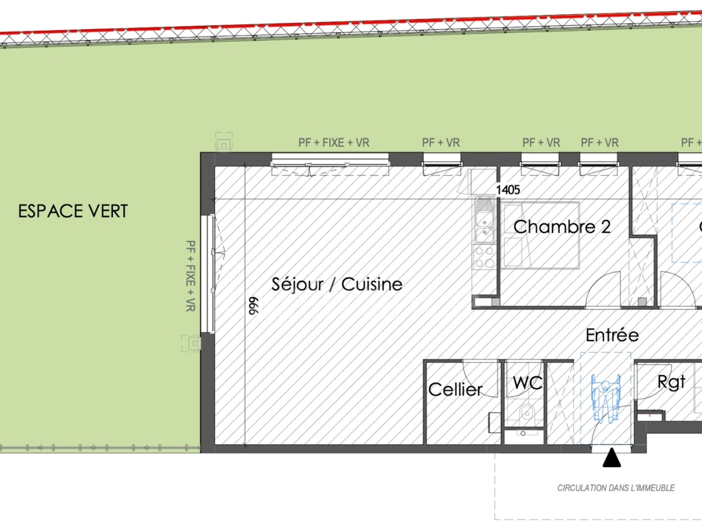 Appartement 3 pièces 88 m²
