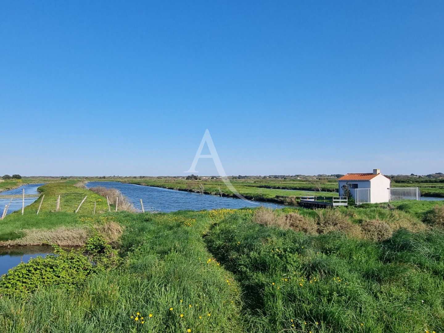 Terrain de loisir à poissons de plus de 2 hectares