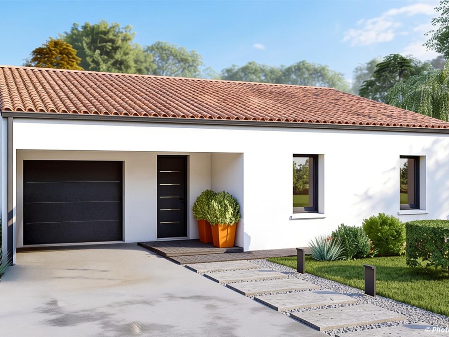 Terrain + maison 98 m²