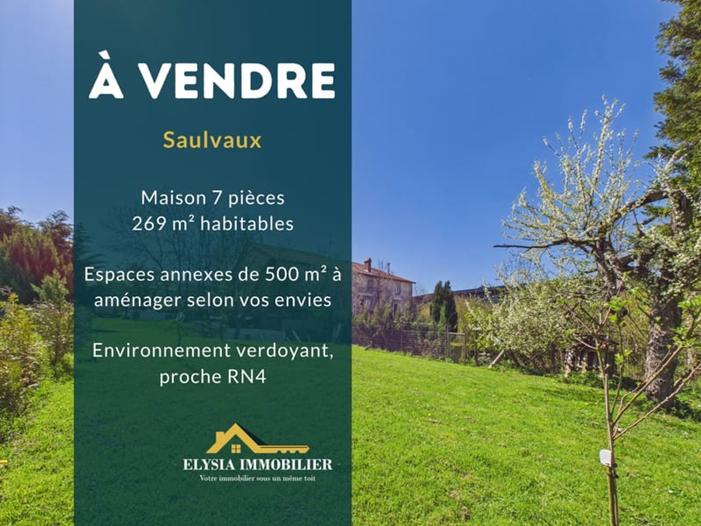 Maison 7 pièces 269 m2 SAULVAUX 55500