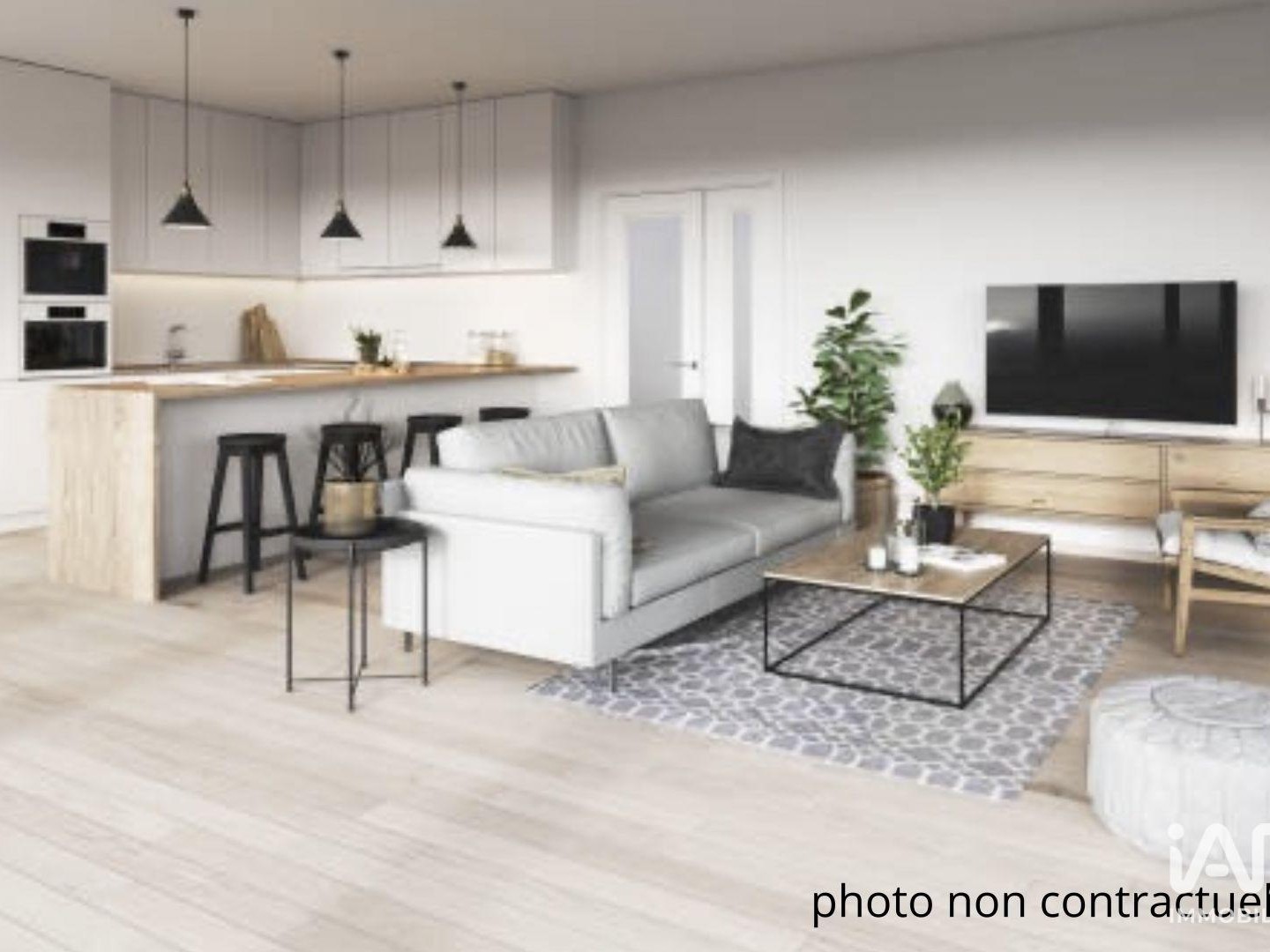 Appartement 3 pièces 62 m²