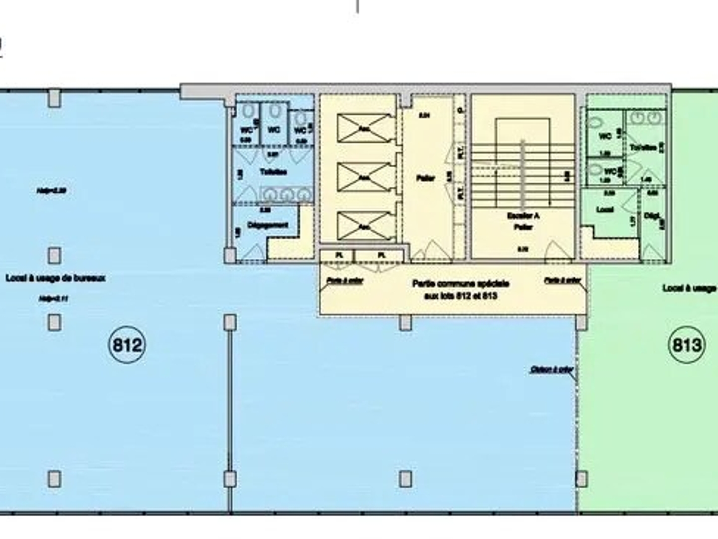 Bureaux à vendre rénovés