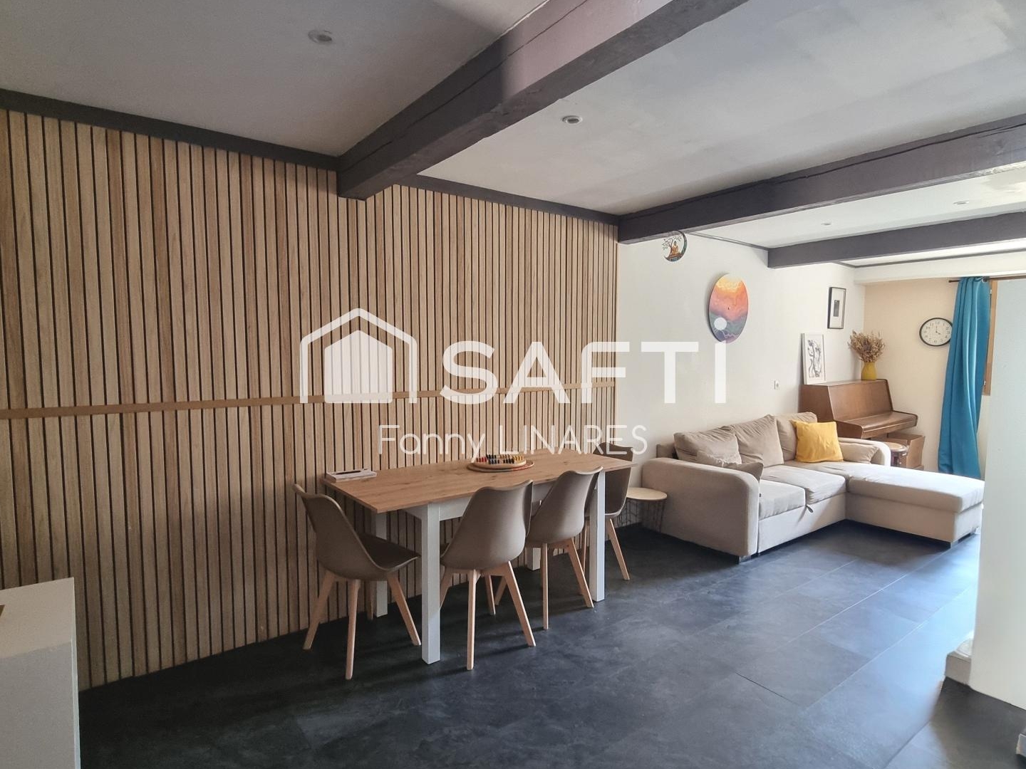 Maison sans travaux, garage, 2 chambres