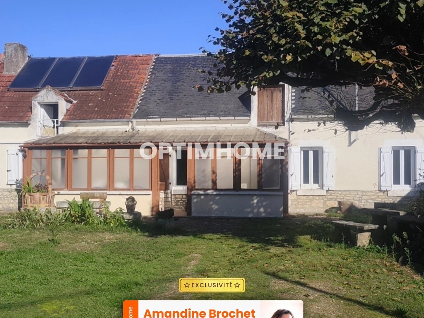 Maison de caractère de 100m2 et terrain 1778m2