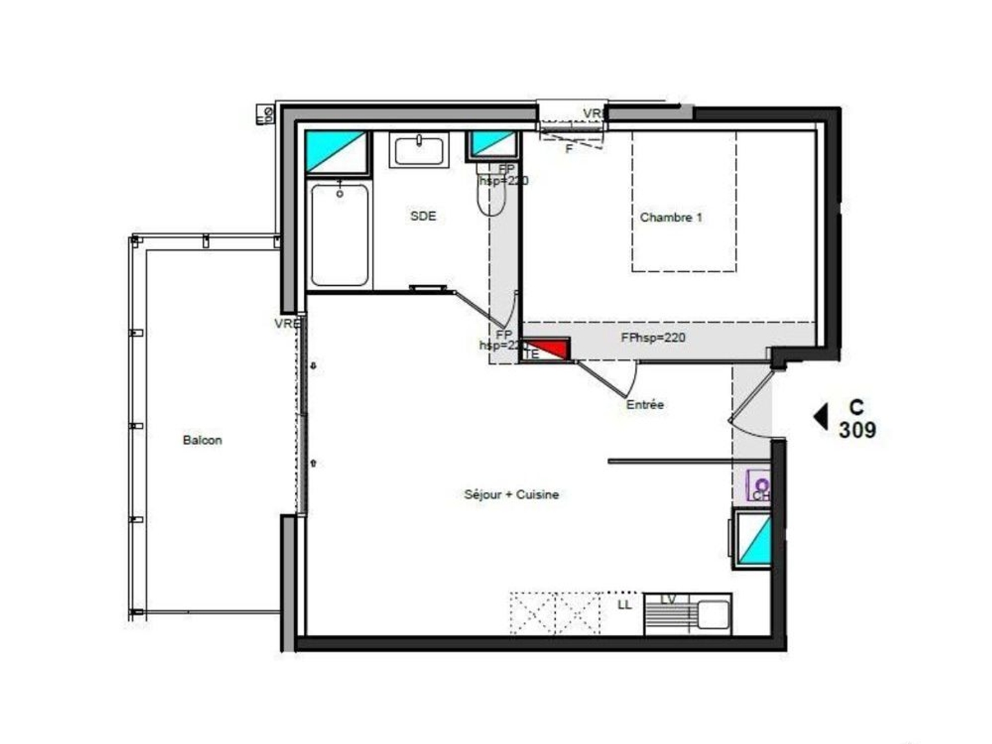 Appartement à vendre - 2 pièces - 43m2 - Capbreton (40130)