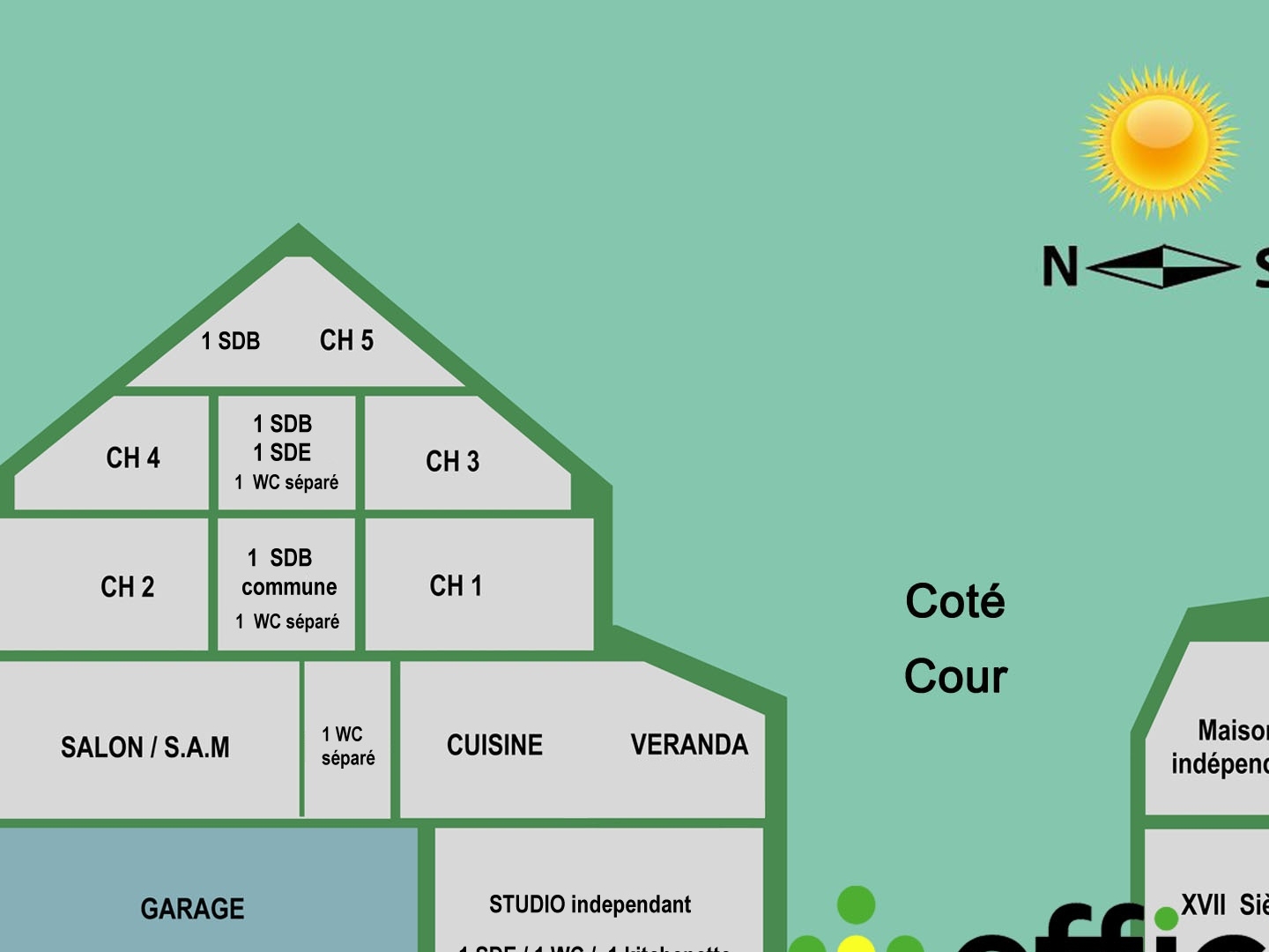 Maison à vendre - 8 pièces - 240m2 - Orléans (45000)