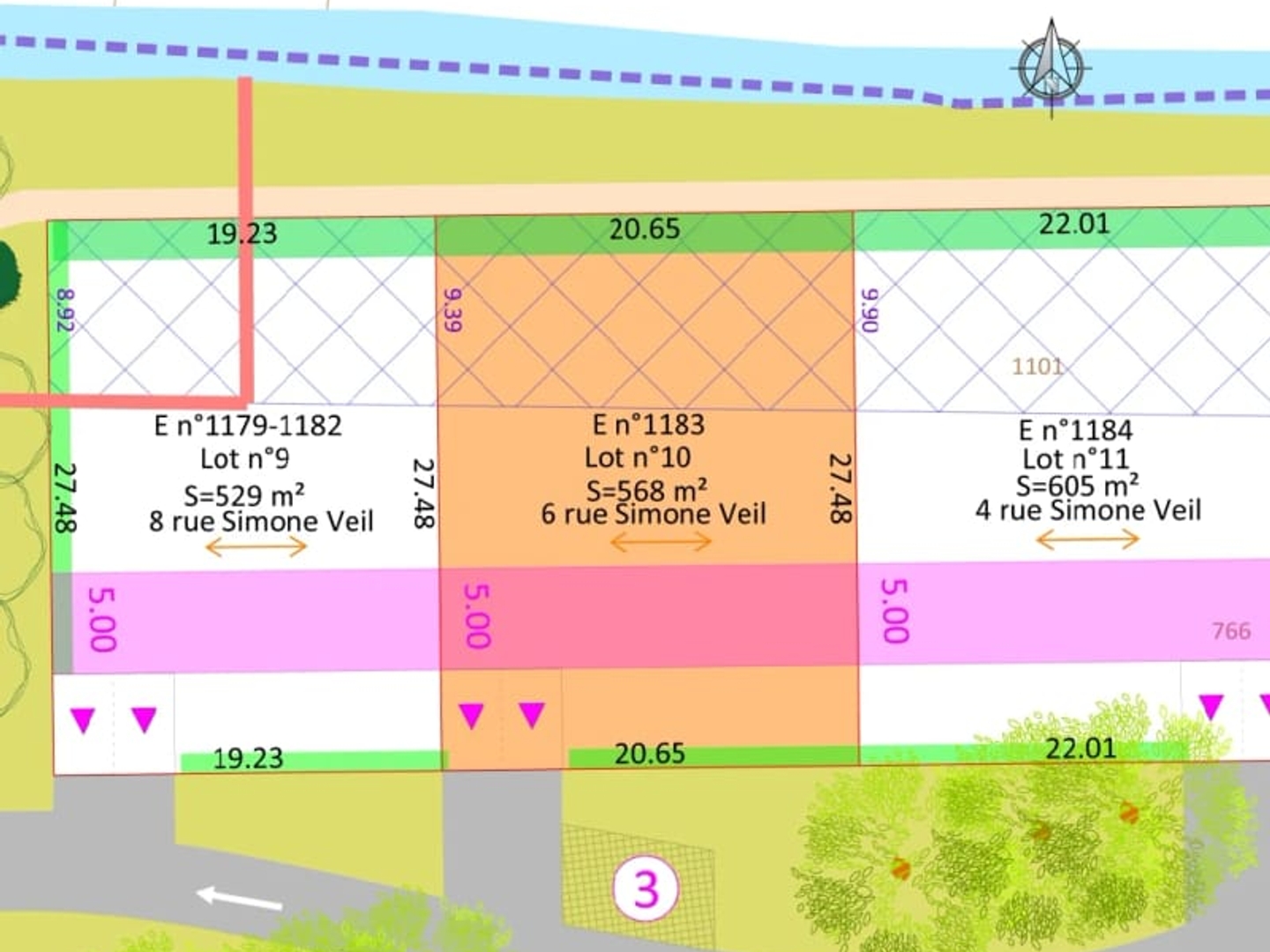 Terrain à vendre - 568m2 - Gémozac (17260)