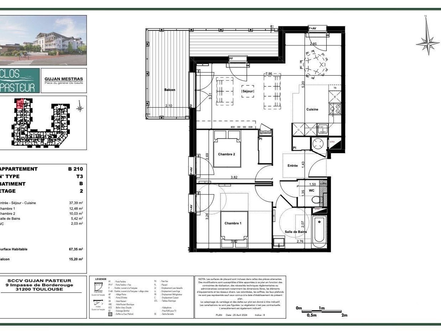 Vente Appartement 3 pièces