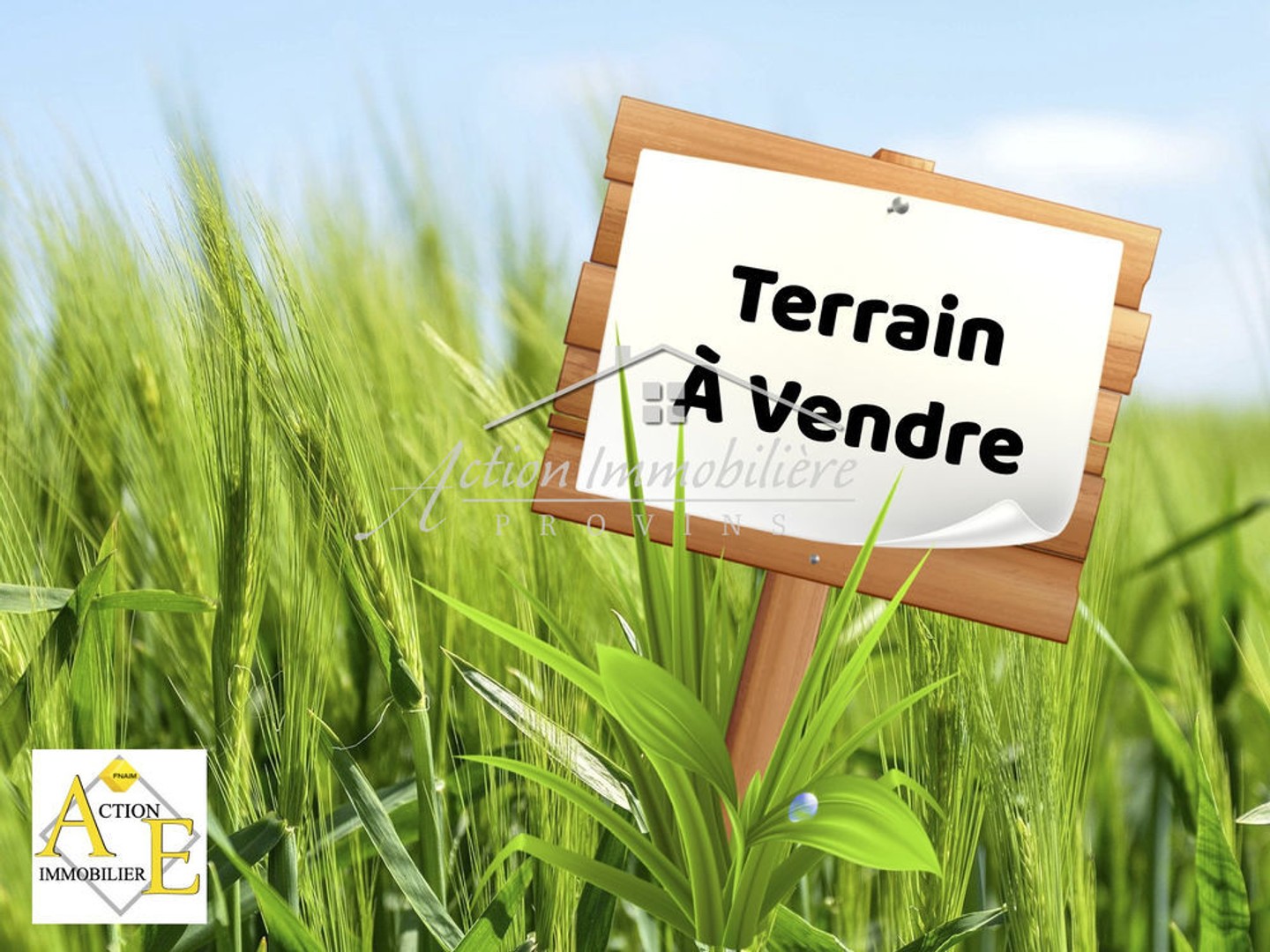 Terrain de 1000m2 environ à 25min de Provins
