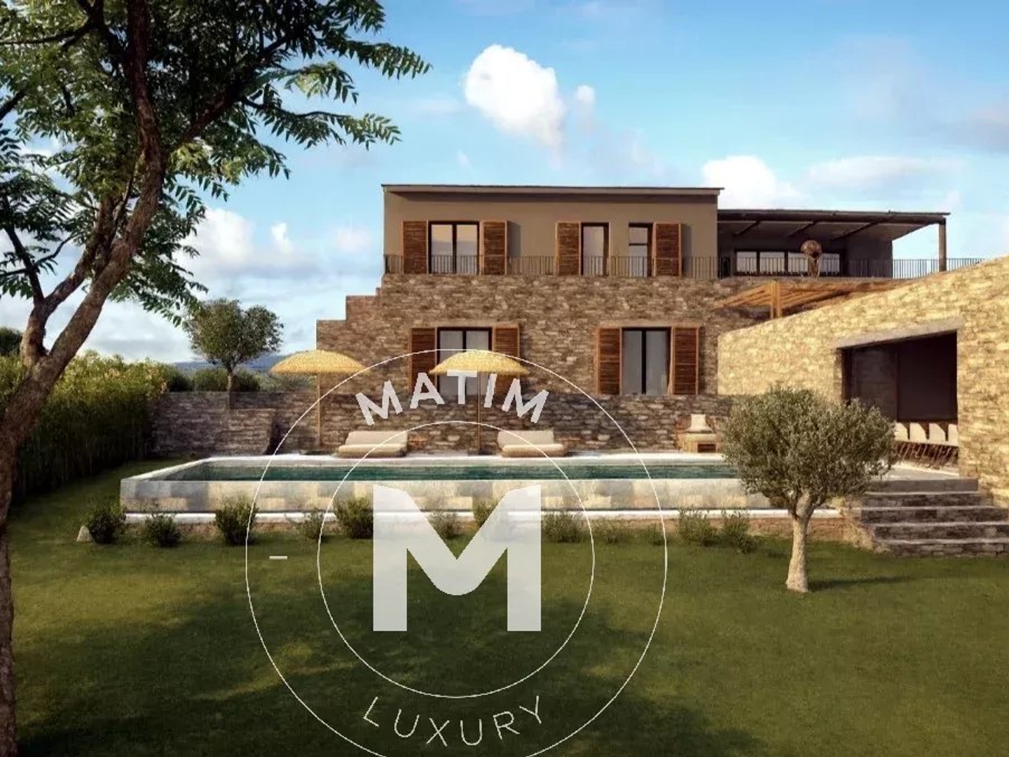 Villa d'exception avec vue mer panoramique