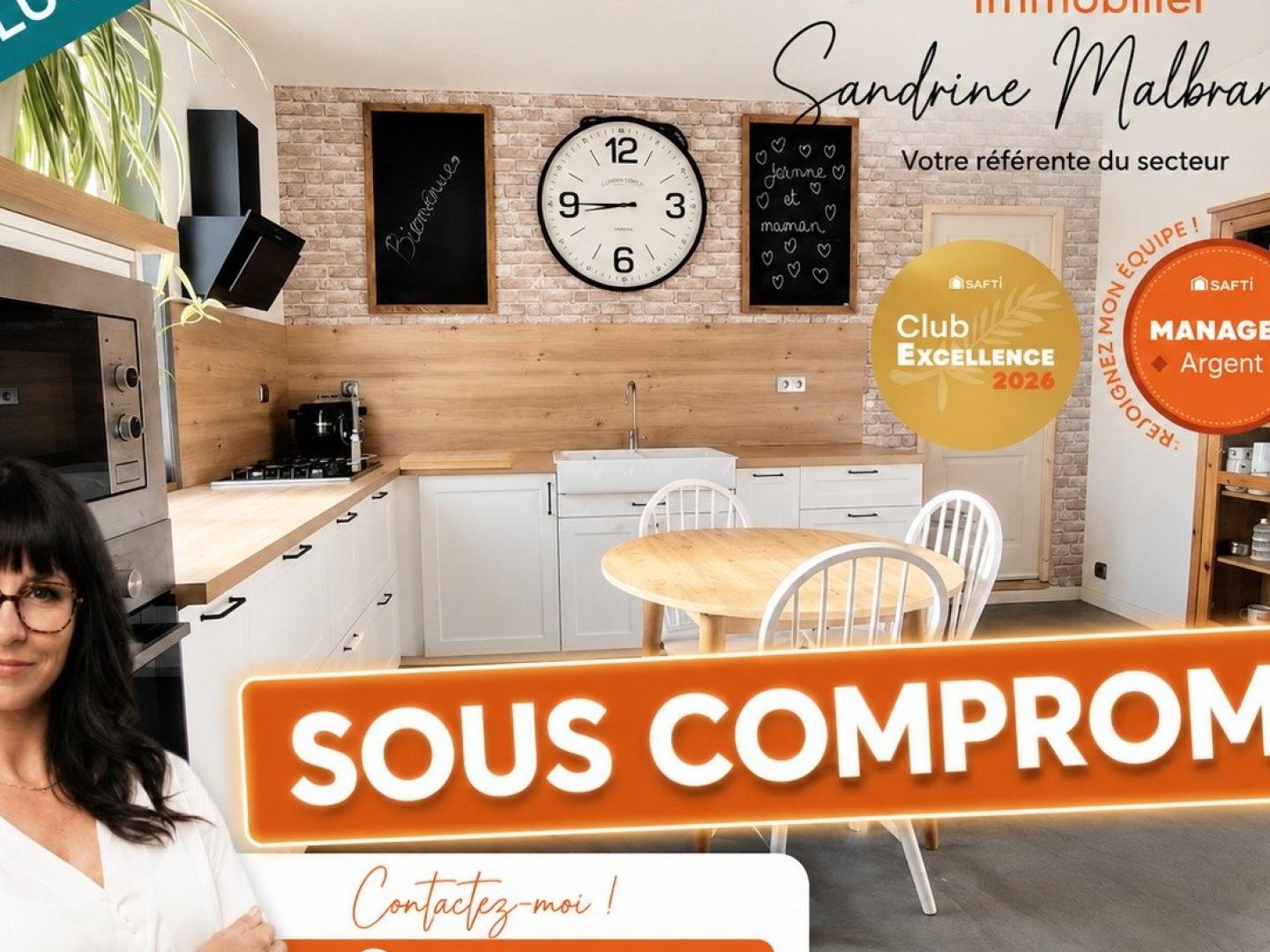 Semi plain pied,3 chambres