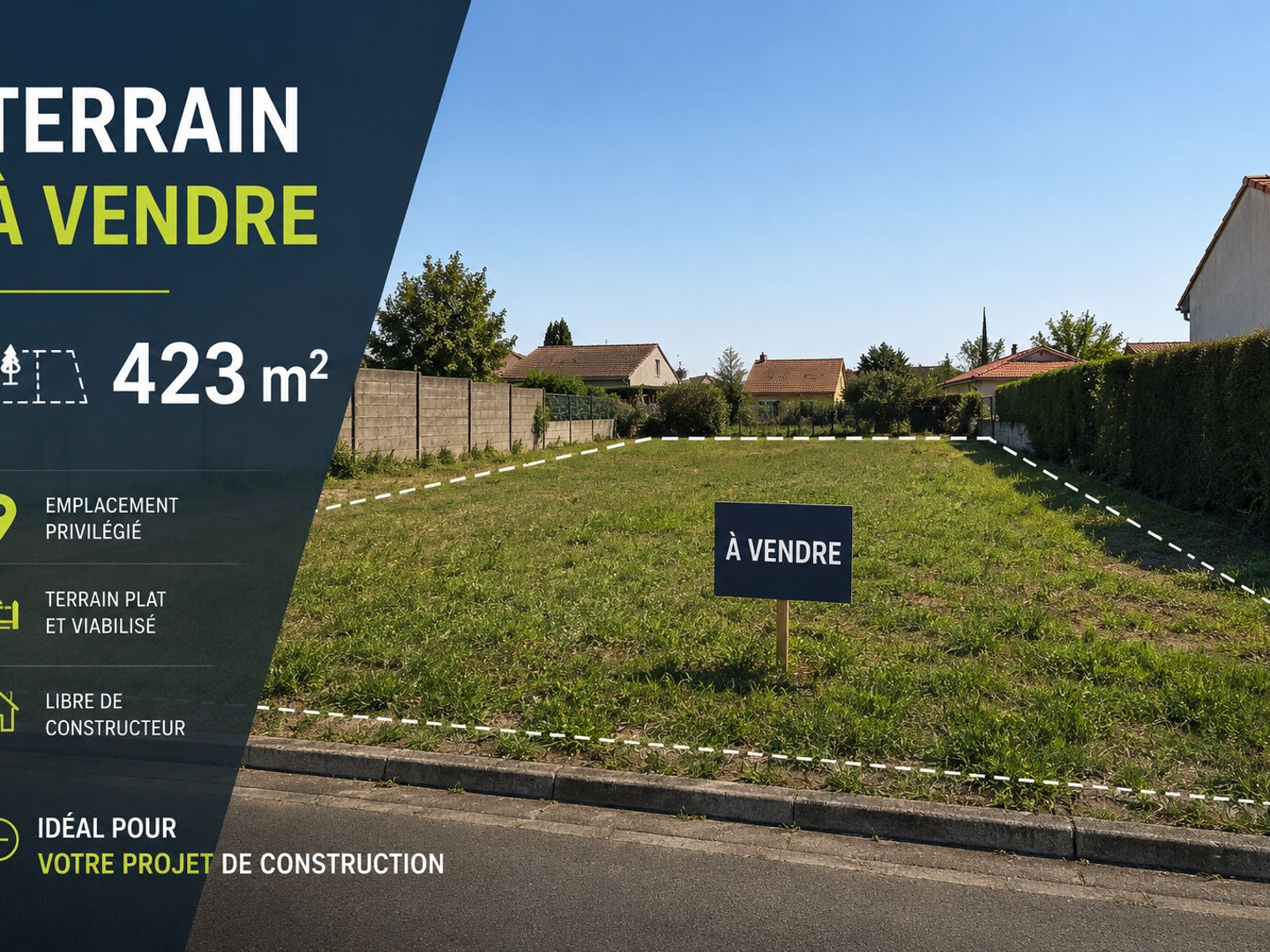 Terrain Noisy Le Grand 423 m2