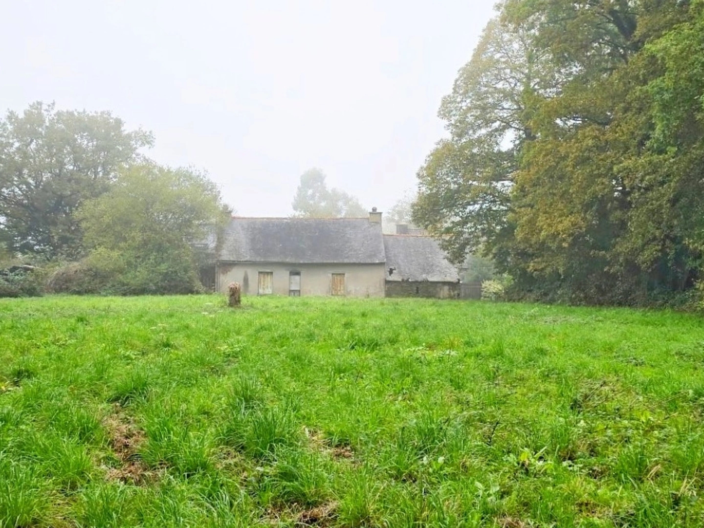 Maison à rénover à vendre TREAL (56) sur Grand terrain de 5270m2 plus parcelle non attenante de 6970m2