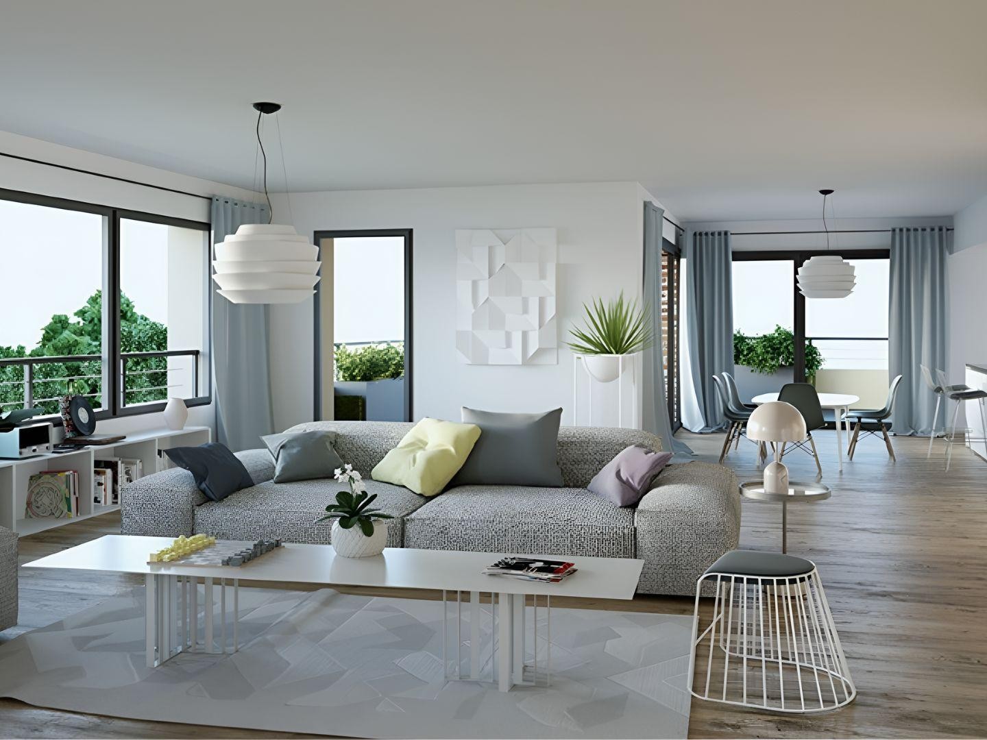 Appartement 5 pièces 124 m²