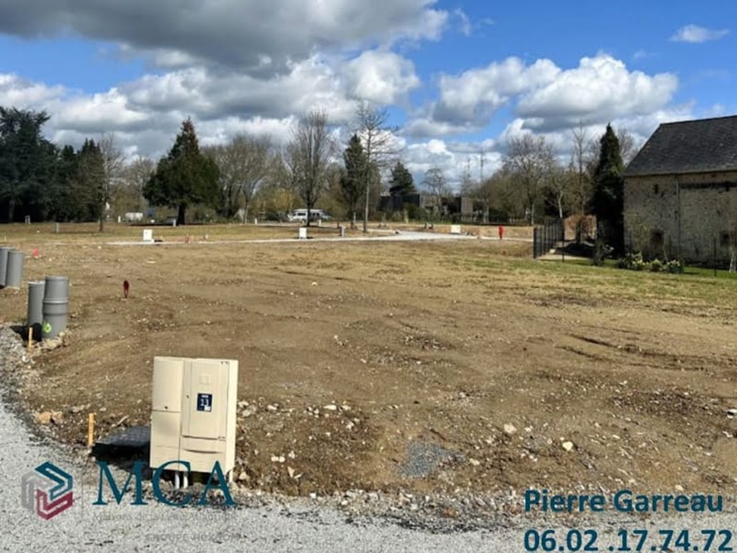 Terrain 500 m²