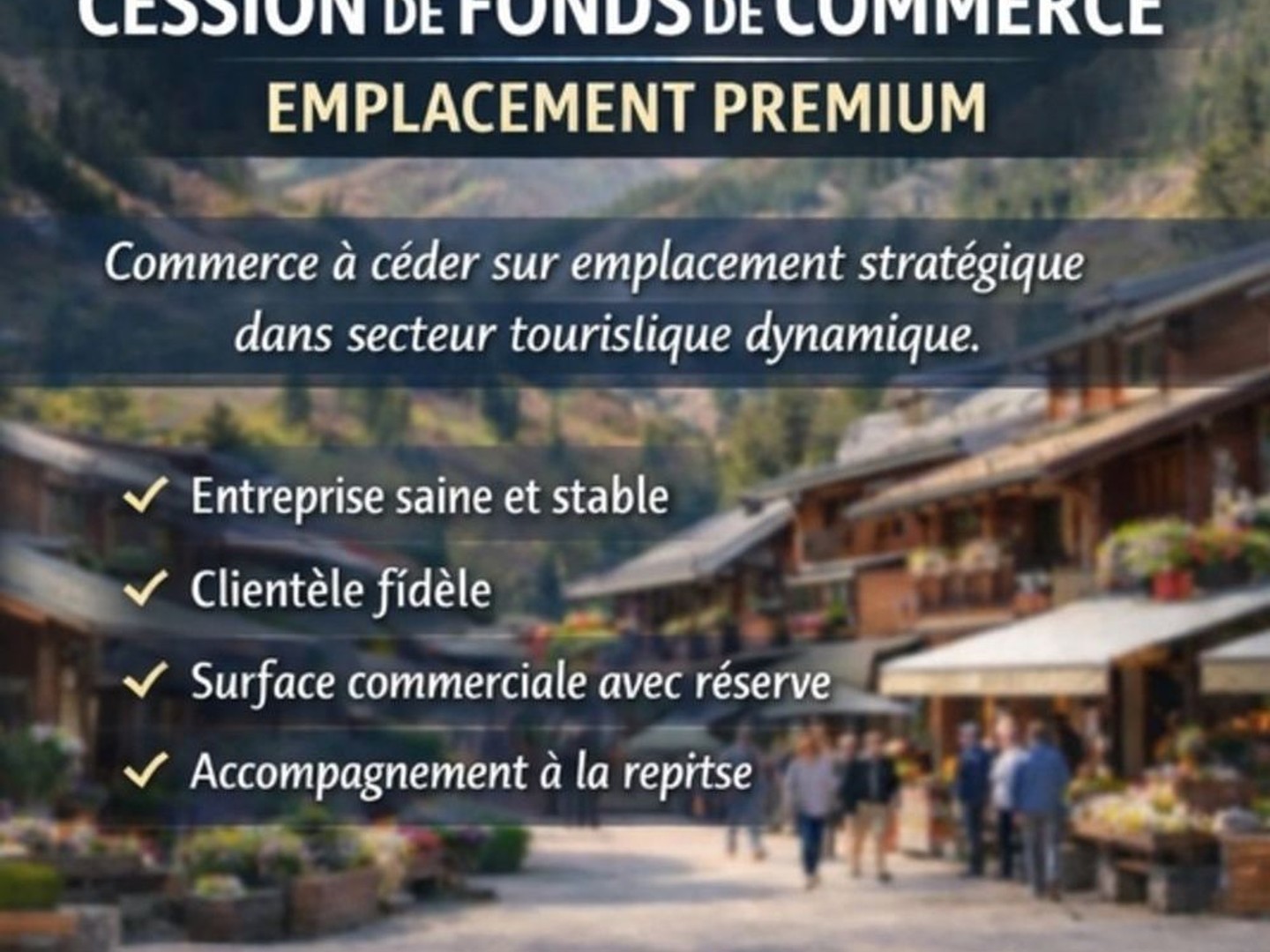 Fonds de commerce à vendre ()