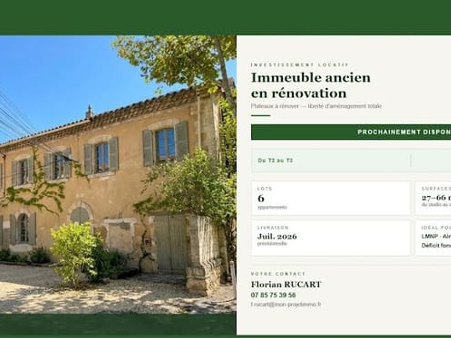Immeuble 4 pièces 105 m²