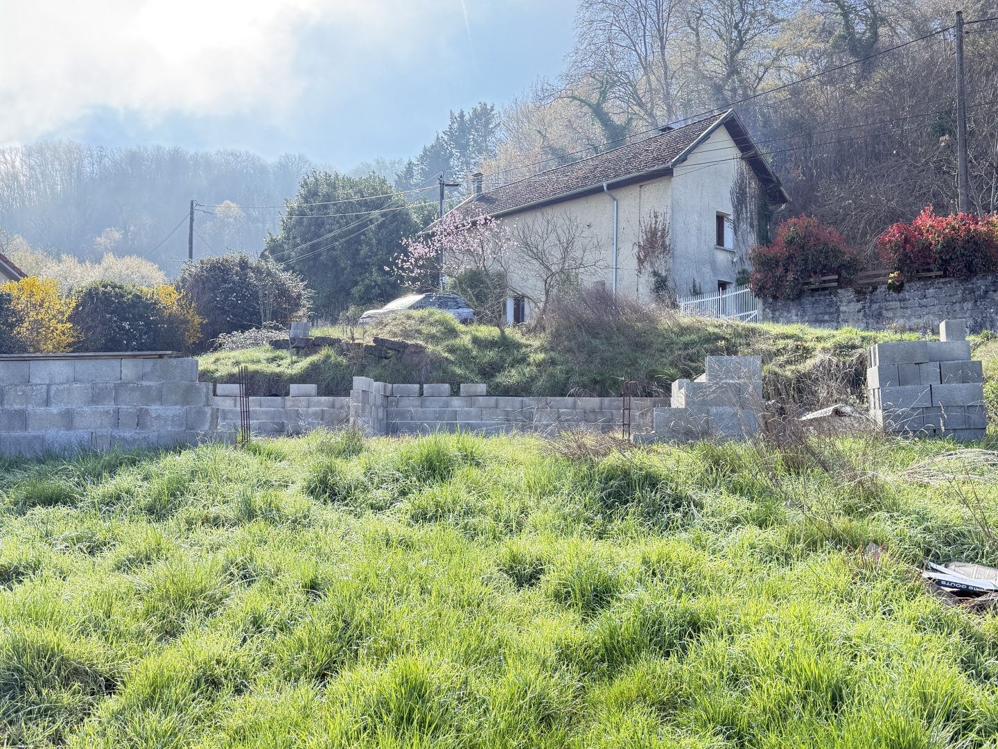 Terrain à bâtir, permis déposé et accepté