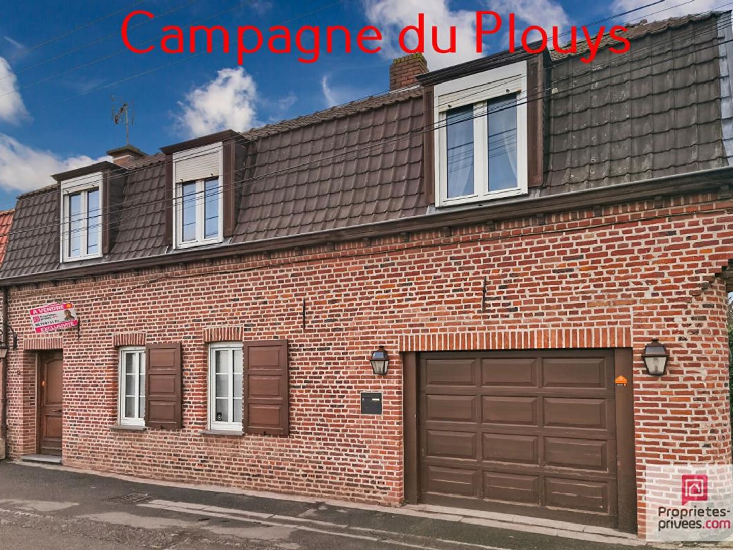 WATTRELOS Campagne du Plouys, jolie maison de type semi flamande, avec 3 chambres, jardin, garage