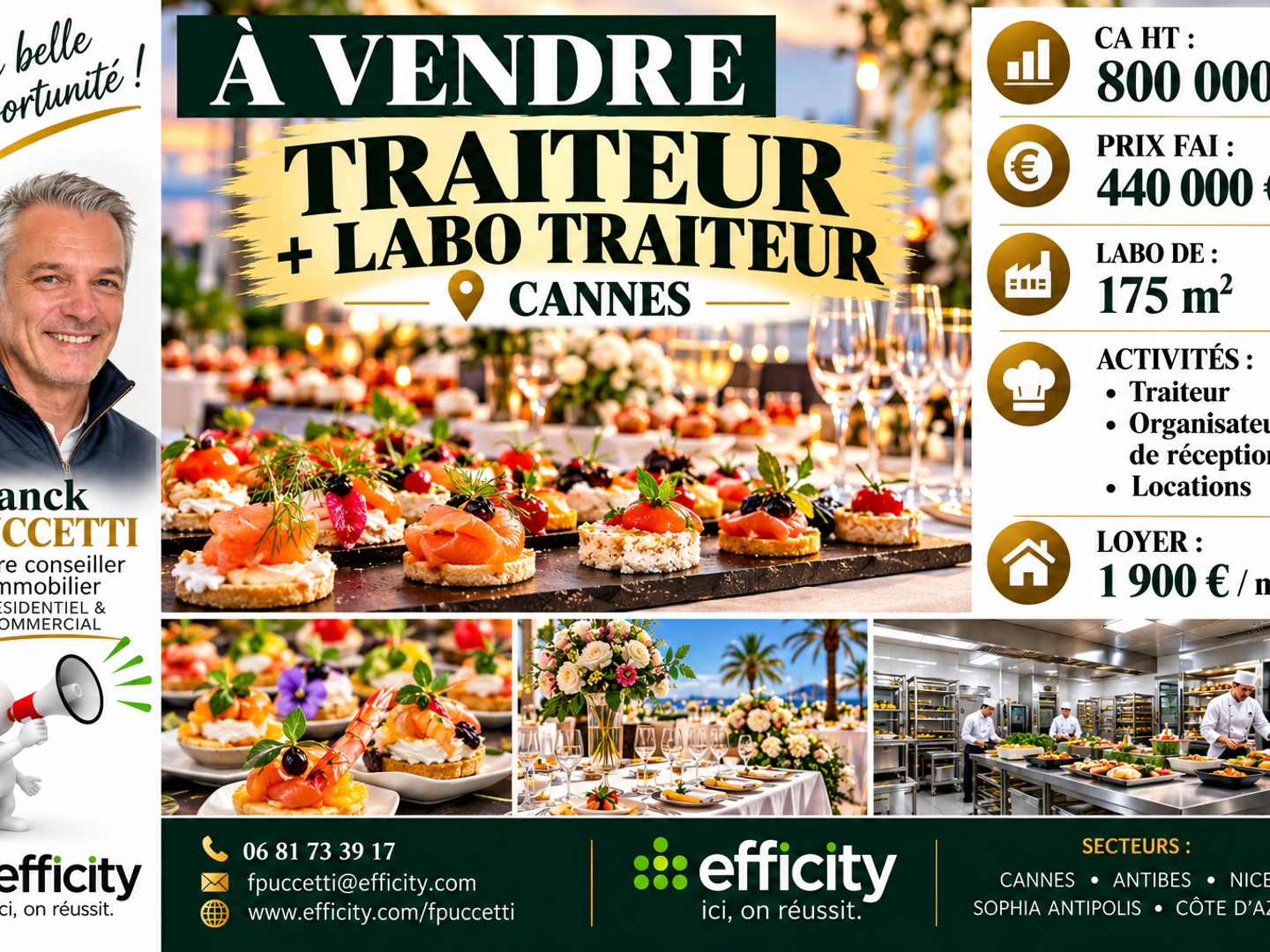 Fonds de commerce 180 m²