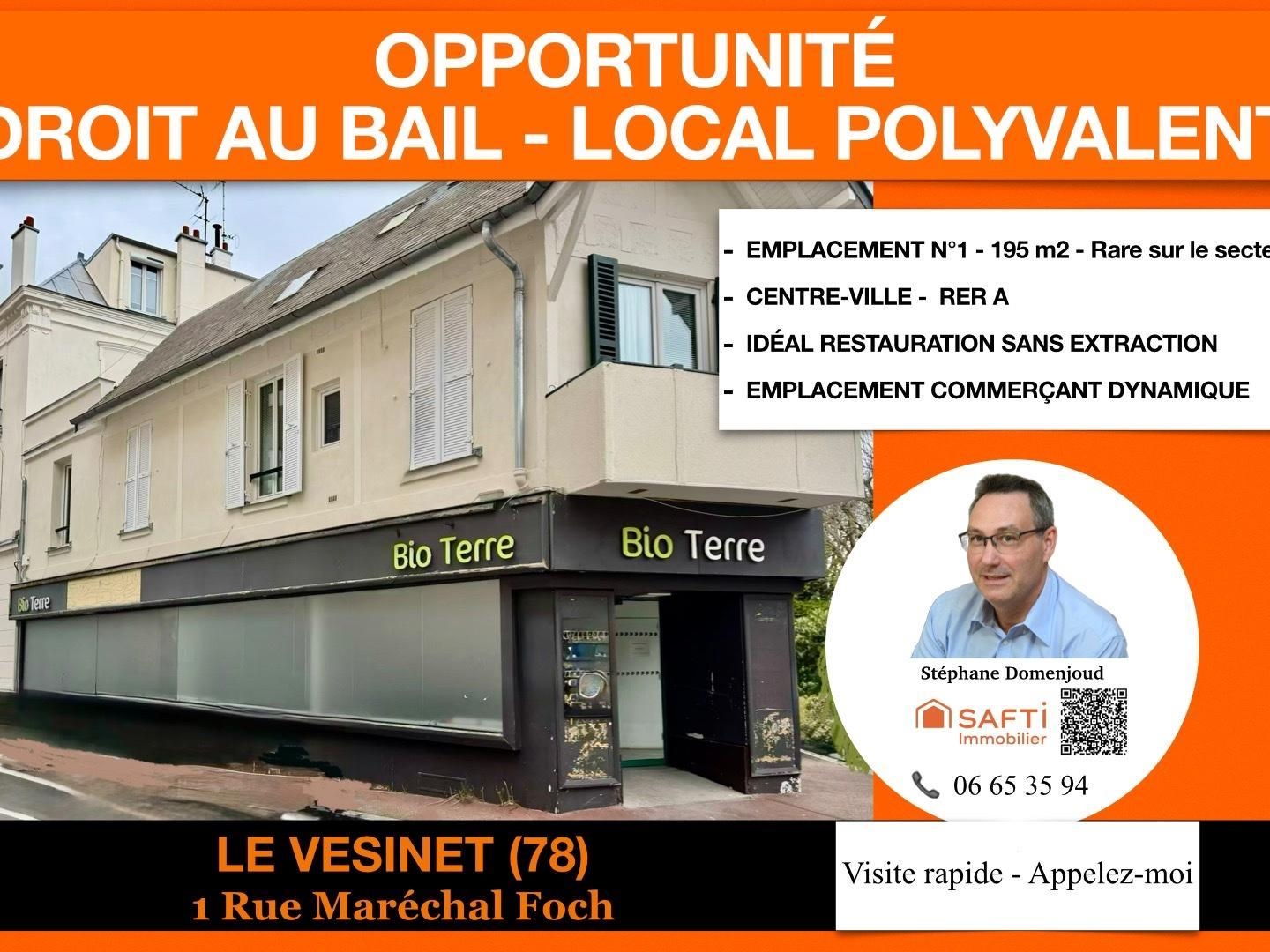 EMPLACEMENT PRIME - 195 M² + T2 - RER A