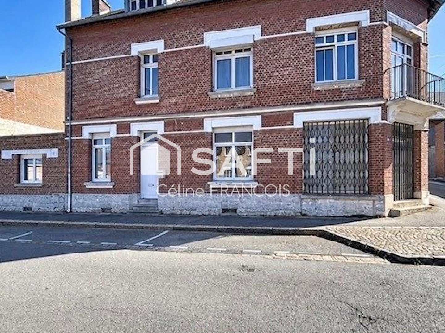 Péronne hyper-centre : maison 156 m² + potentiel